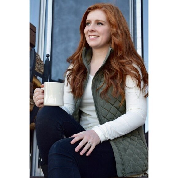 Heirloom Women's White Long Sleeve Scoop Neck T-Shirt Size S - Picture 4 of 6